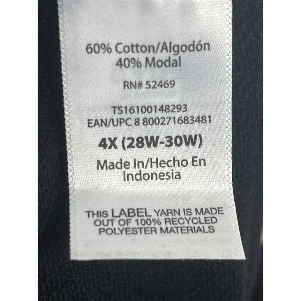 TERRA & SKY Drawcord Knit Shorts Sweat Black Size 4X 28W-30W NEW - Picture 7 of 10